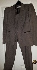 Brown pant suit